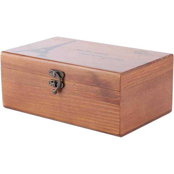 Багатофункціональний вінтажний дерев'яний набір для шиття з органайзером для ниток та голок, валіза для рукоділля (набір Вежа)