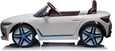 Електричний дитячий автомобіль, дизайн як у BMW i4 - ліцензований - акумулятор 12V7A, 2 двигуни - пульт дистанційного керування 2.