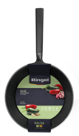 Сковорода-вок чавунна 28 см Salsa Ringel