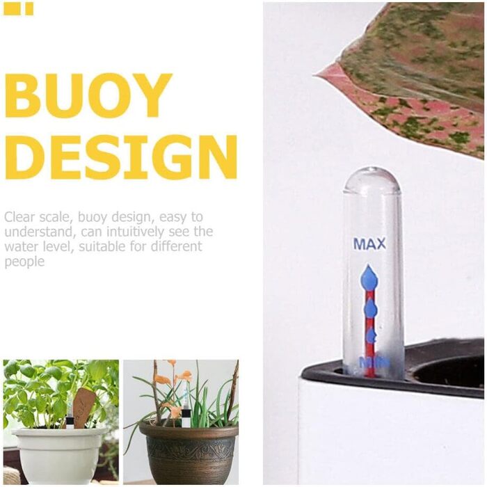 Індикатор рівня води Рослини Гідропонний індикатор рівня води Індикатор поливу Кімнатні рослини (18 см, 30 см), 8 шт.
