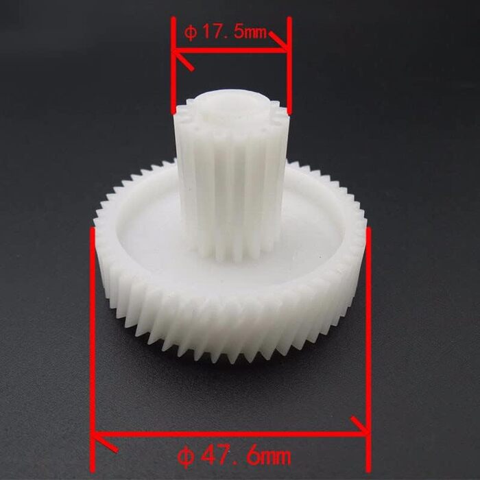 Комплект деталей м'ясорубки Редукторне пластикове обладнання підходить для MG-2501-18-3 Elenberg, 5 шт., /
