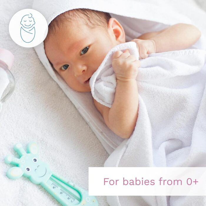 Плаваючий термометр для ванни Baby Safe, Giraffe (фіолетовий)