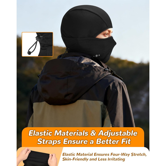 Лижна маска-балаклава з Bluetooth-навушниками, спорядження для холодної погоди для катання на лижах, сноуборді та мотоциклі, унікальні технічні подарунки для чоловіків та жінок