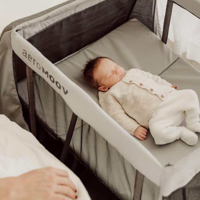 Миттєве дитяче ліжечко для подорожей - 2 секунди збирання - Надзвичайно легке та компактне - 2 рівні для немовлят та малюків - Вис