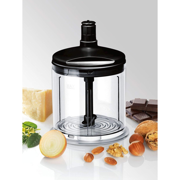 Побутова техніка Bosch MFQ4885EN 2 віночка, 2 гака для тіста з нержавіючої сталі, чорний, 575 Вт Чорний / Хром