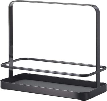 Решітка для приправ Yamazaki 2255 TOWER, чорна, сталь, 21 x 10 x 18 см, чорна, одинарна