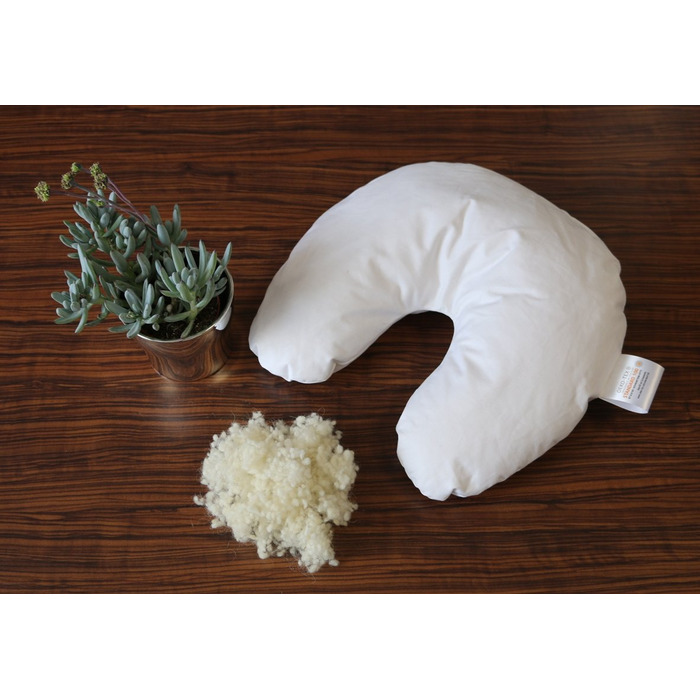 Подушка для шиї Hofmann Relax Wellness з мериносової вовни, овечої вовни, 100 вовна - 100 натуральна