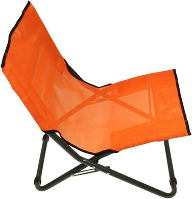 Пляжне крісло Fridani BCO XL Кемпінгове крісло Помаранчеве розкладне крісло ручка для перенесення Повітропроникне садове крісло