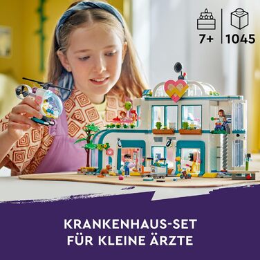 Конструктор LEGO Friends 42621, Лікарня Хартлейк-Сіті, 1045 деталей