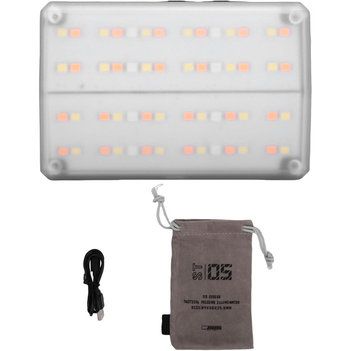 Портативний кемпінговий ліхтар SUNGOOYUE, 7 рівнів яскравості, 8 регульованих кутів, 900 лм, тип C, акумуляторний кемпінговий ліхтар з індикатором живлення для походів на свіжому повітрі