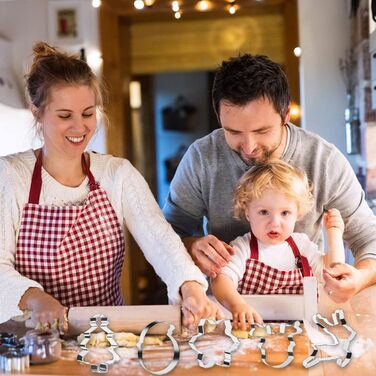 Різдвяні формочки для печива набір з 8 предметів AUERVO