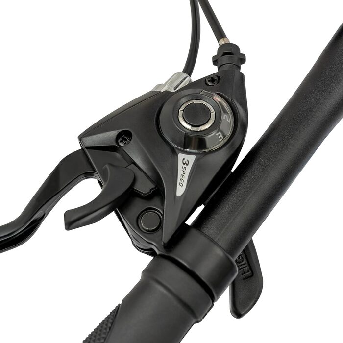 Дюймовий гірський велосипед, 21-швидкісний дорослий велосипед, регульована висота 92-97 см, вантажопідйомність 150 кг, складаний