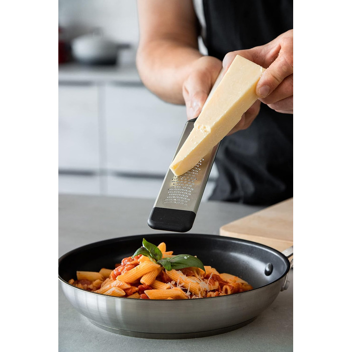 Терка для сиру KitchenAid, 2-стороння травлена терка з нержавіючої сталі з отворами для дрібної терки мигдальний крем Тонка терка для мигдального крему
