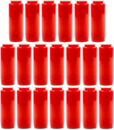 Олійна лампа Memoriam Kompo 93 - червона, біла або синя - час горіння 9 днів - 20 шт. (червоних)