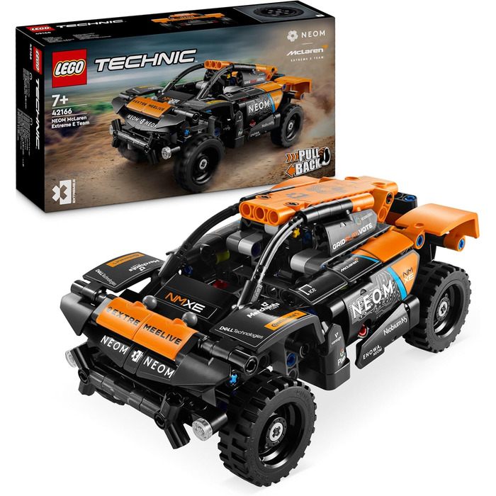 Конструктор LEGO Technic 42166, Гоночний автомобіль NEOM McLaren Extreme E, 252 деталі