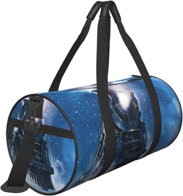 Універсальна дорожня сумка для подорожей, зимова колекція, новорічний дизайн, сніговий візерунок, нічна тематика, для залізничних подорожей, спортивна сумка для чоловіків та жінок, сумка-мішок, спортивна сумка