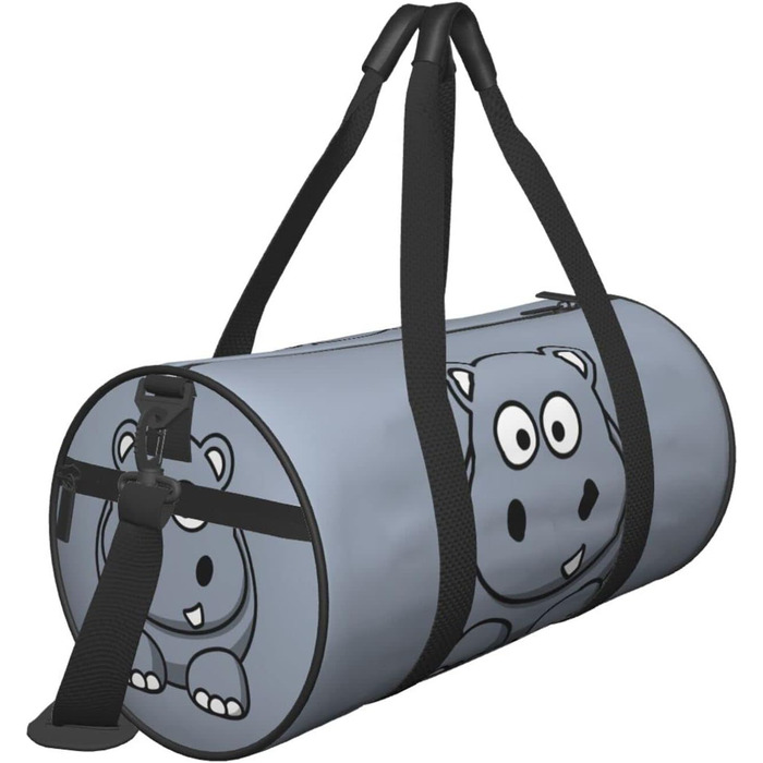 Дорожня сумка-мішок Веселий Бегемот, спортивна сумка для чоловіків та жінок, сумка для подорожей