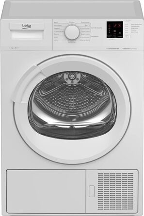 Сушильна машина Beko  946GX b300 з тепловим насосом до 9 кг,  15 програм глибина корпусу 54 см, клас енергоспоживання A ніжний барабан AquaWave,