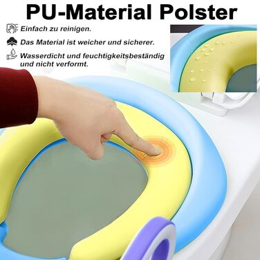 Дитяче сидіння для унітазу зі сходами, Aufun Toilet Trainer Складна драбина Горщик для навчання зі сходами Дитяче сидіння для уніт