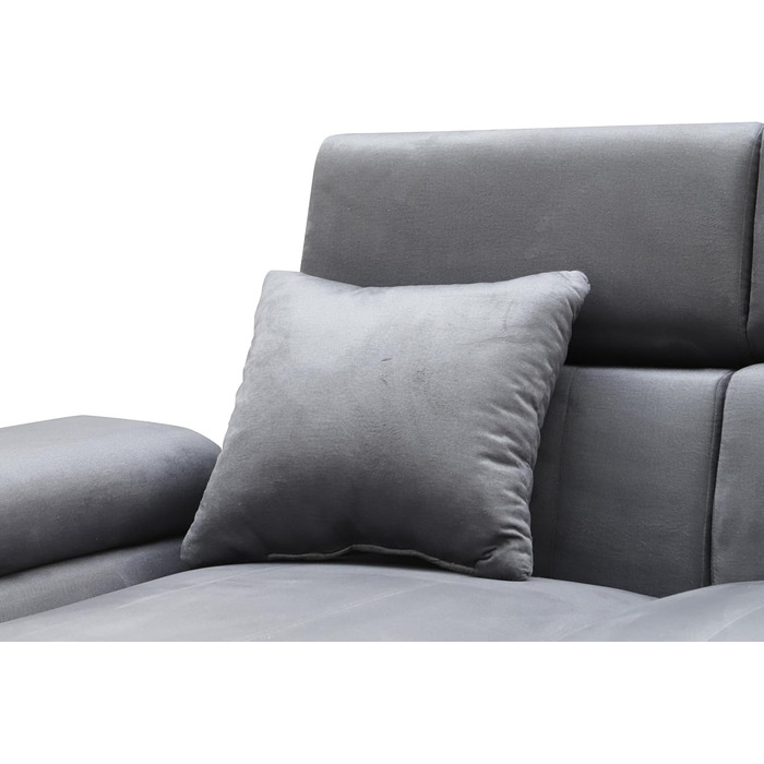 Кутовий диван OTTO, кутовий диван з функцією сну, пружинний каркас, регульовані підголівники, легкий механізм складання, функція ліжка, додаткове місце для зберігання, плюшевий зелений, лівий шезлонг зелений