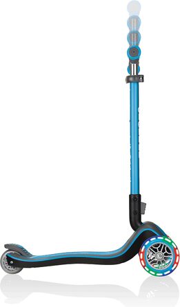 Самокат GLOBBER Elite - самокат для дітей від 3 років - самокат 120/80 мм - ABEC 5, 3 колеса - регульований по висоті - світлодіод