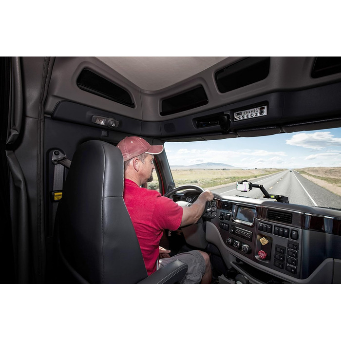 Тримач для мобільного телефону Truckules, міцний, з супер присоскою, тримач для мобільного телефону для вантажівки, приладової пан