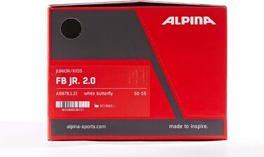 Амортизуючий, Легкий та Міцний Велосипедний Шолом З Модернізованим Світлодіодом Для Дітей Білий Метелик 50-55 см Одинарний, 2.0 -