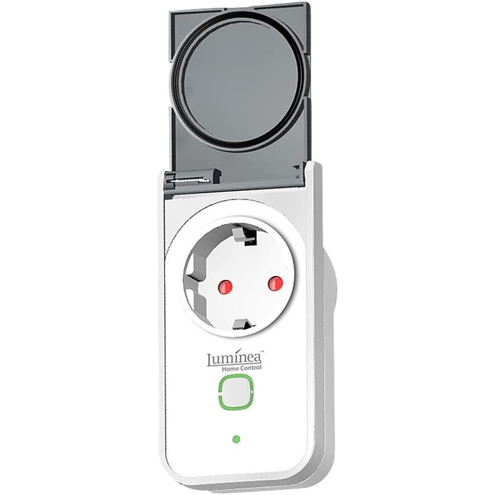 Енергозберігаюча розетка Luminea Home Control 4-стороння зовнішня розетка WiFi, лічильник витрат електроенергії, додаток, Matter (розетка Wi-Fi Smart Life, розумна розетка TUYA)