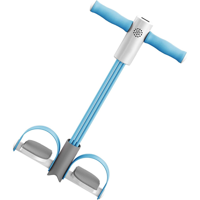 Еспандер для педалей, натяжний трос для педалей розумне обладнання для сидіння з 6 трубками, зручні стрічки для педалей, для тренувальних педалей, еспандер синього кольору