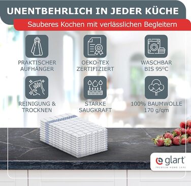 Набір з 10 чайних рушників рушники кухонні, 50х70 см, 100 бавовна Oeko-TEX Standard 100, сірі, попередньо випрані, серветки для ку