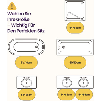 Овальний килимок для ванної кімнати DEXI 54 x 86 см, нековзний абсорбуючий килимок для ванної з візерунком &quotМорська зірка&quot, килимок для ванної з мультфільмами, що миється, для душової кабіни, спальні, дитячої кімнати, бежевий 54 x 86 см &quotМорсь
