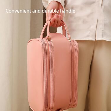 Косметичка Luxorluxe - Косметичка Luxorluxe великої місткості для подорожей, тришарова сумка для макіяжу з поліуретанової шкіри (ч