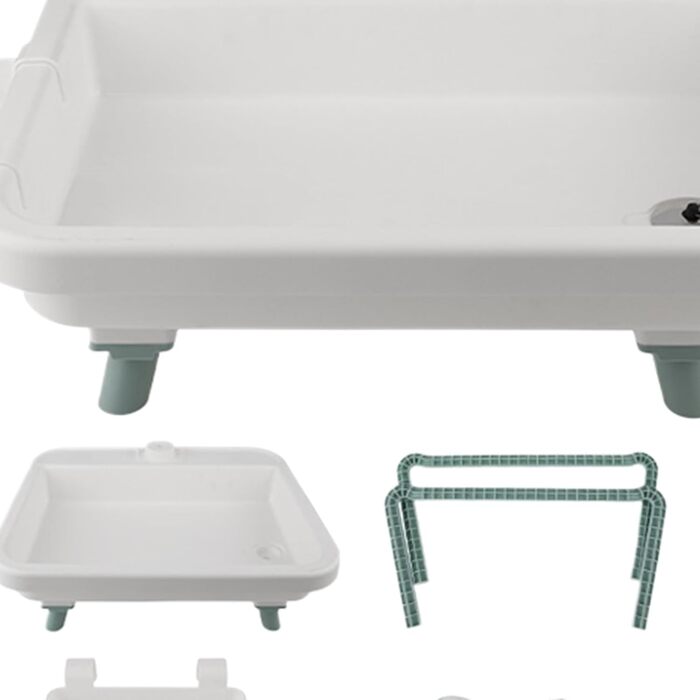 Портативна раковина для вулиці, портативна станція для миття рук, раковина з широким горлом 16,12 дюймів зі складною конструкцією, вуличні раковини, багатоцільовий умивальник із зручним аксесуаром для дорослих для садового барбекю