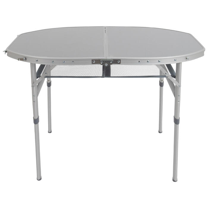Стіл Bo-Camp Premium Oval 100x70 cm Grey (1404424)