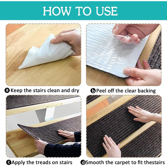 Килимки для сходів, 76x20 см, килимок для сходів, килимки для сходів, 5/10 шт. , самоклеючий килимок для сходів, протиковзкий килимок для використання всередині приміщень з дітьми та людьми похилого віку (сірий, 10 шт.) Сірий 10 шт.