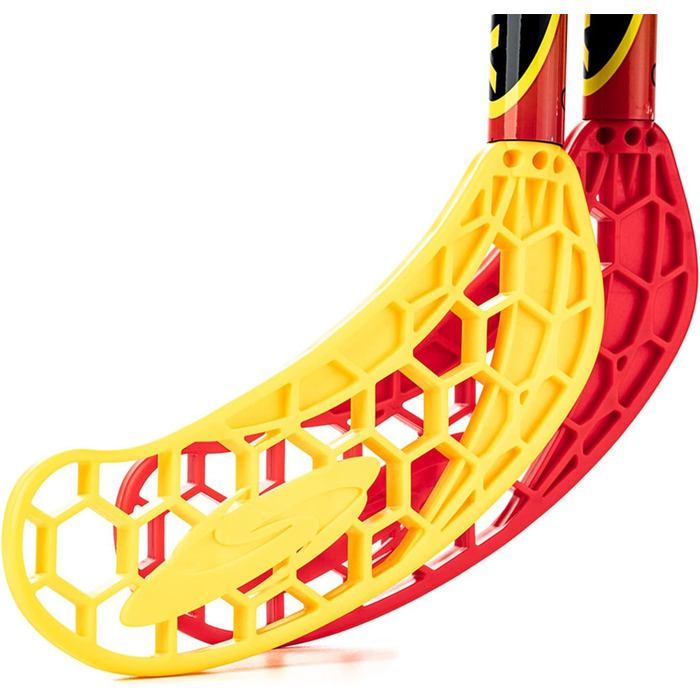 Повний набір Bandito FunHockey, для дітей, 4 хокейні ключки, 4 м&39ячі та 2 складні ворота, ключка для флорболу, вуличний хокей, для приміщень та вулиці, командний вид спорту, школи, сад, водонепроникний, повний набір Maxi