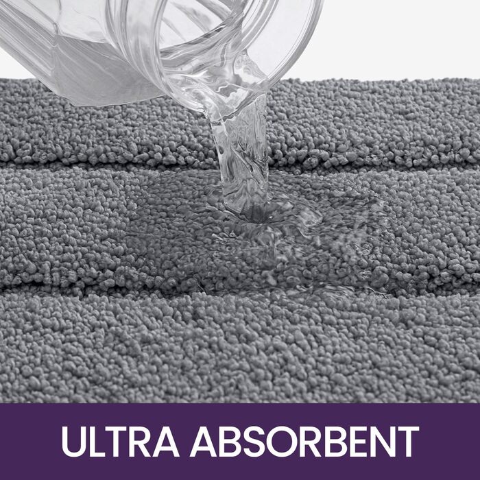 Килимок для ванної кімнати нековзний, м'який килимок для ванної кімнати водопоглинаючий килимок для ванни, який можна прати в маши