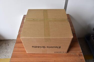 Електричний гриль, нержавіюча сталь, настільний гриль, професійний, 220 240 В, 1500 Вт, залізна пластина для гриля, гладка поверхня, захист від бризок (35,5 x 30 см)