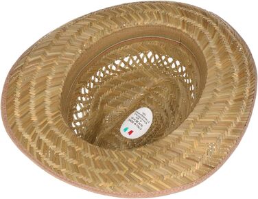 Солом&39яний капелюх Lipodo Bogart, натуральний колір, зроблено в Італії, для жінок і чоловіків, розмір XL, натуральний колір