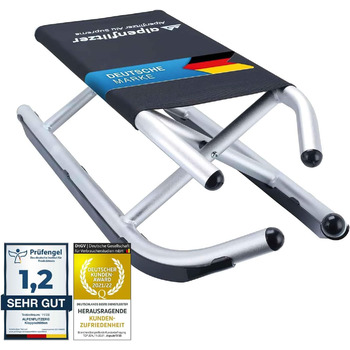 Алюмінієві санчата Alpenflitzer Складані санчата преміум-класу Складані алюмінієві санчата для великих і малих (модель 2024/25)