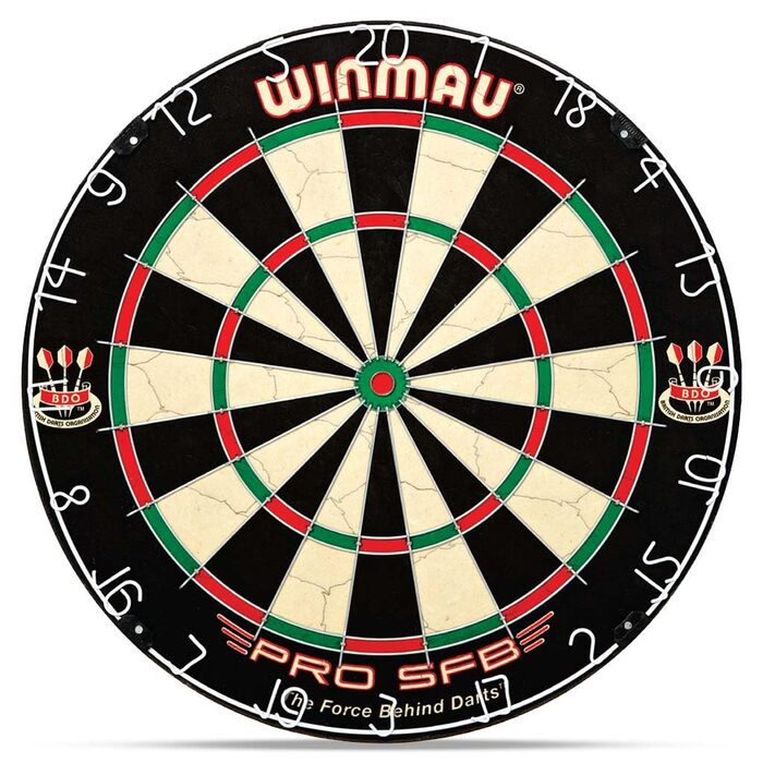 Мішень для дартсу WINMAU Pro SFB Bristle, один розмір, різнокольоровий