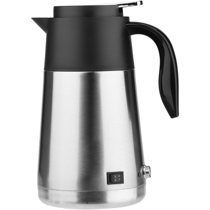 Портативний 1300 мл великої ємності 12/24 В автомобільний чайник вантажівка чайник водонагрівач пляшка для подорожей, приготування