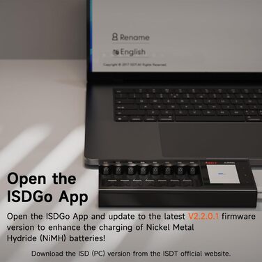 Зарядний пристрій ISDT N24, універсальний РК-дисплей Fast Charger для 24 батарей (Ni-MH, Ni-Cd, AA, AAA, Li-ion, LiHv, Ni-MH, Ni-Cd, LiFePO4, Eneloop)