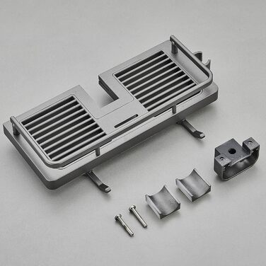 Підставка для душової рейки Стійка для зберігання Душова полиця Без свердління з підвішуванням Тримач для душової лійки Два гачки