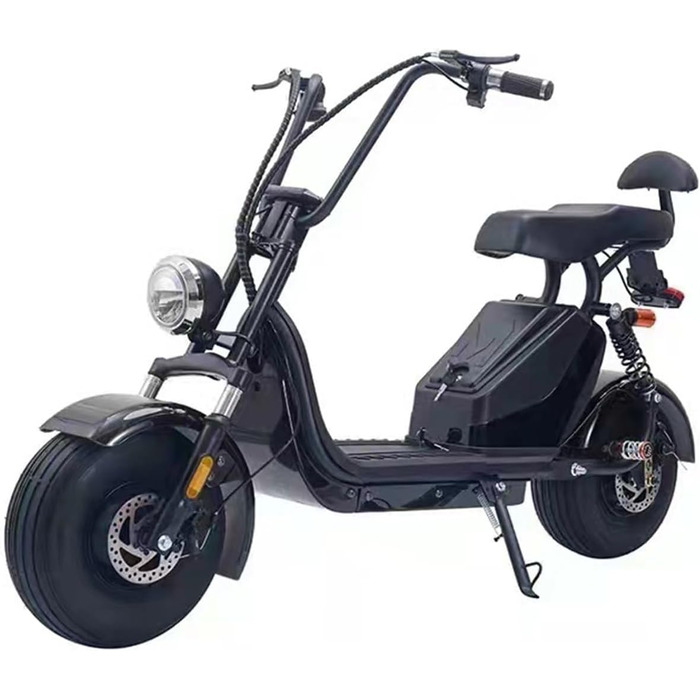 Двоколісний електричний скутер серії SISCOO X17 48В жирові шини невеликий скутер 12AH 24KM діапазон електричний міні-сітікоко