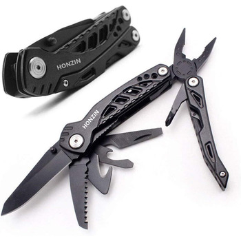 Набір плоскогубців HONZIN Multi Tool, складні плоскогубці 13 в 1 з нержавіючої сталі з нейлоновим чохлом Ідеальний кишеньковий інс