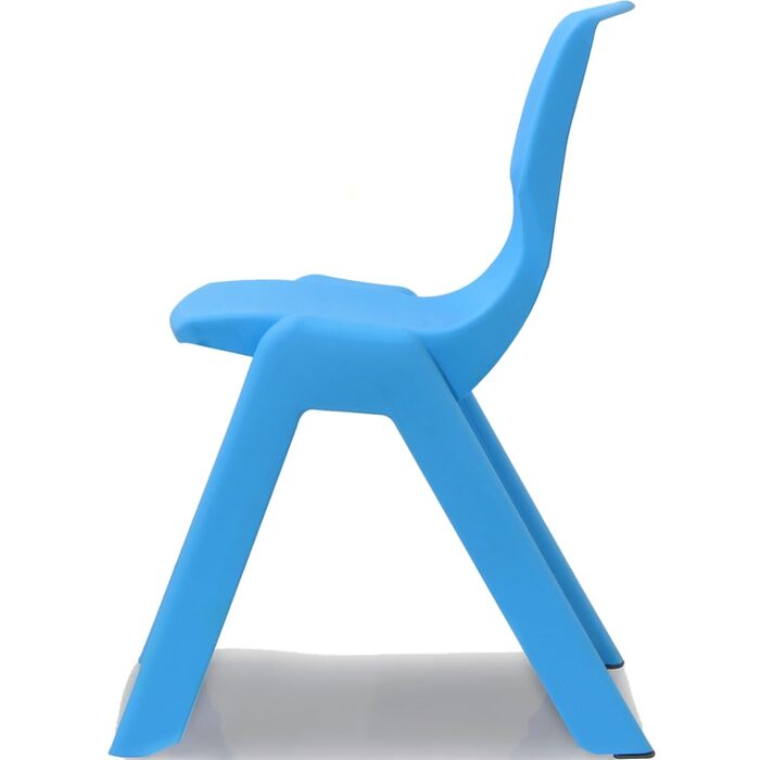 Дитячий стілець Stimo з прогумованими ніжками, витримує навантаження до 100 кг, стійкий до нахилу, підходить для використання в пр