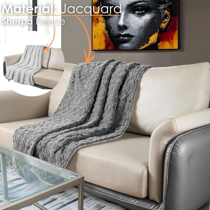 Електрична ковдра з автоматичним вимкненням, м&39яка електрична ковдра 180x130 см, м&39яка ковдра для ліжка або дивана, термоковдра, електрична ковдра з підігрівом, ковдра з підігрівом для ліжка, 9 налаштувань температури, можна прати до 40C