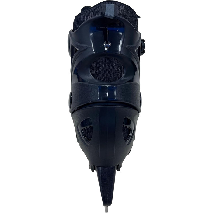 Регульовані ковзани Cox Swain Black Ice, взуття для катання на ковзанах для дітей, підлітків та дорослих вагою до 100 кг, попередньо заточене лезо з нержавіючої сталі, м&39який черевик, чорний, розмір M (37-40) Чорний S (33-36)