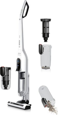 Акумуляторний пилосос Bosch Athlet BCH6L2560, акумуляторний ручний пилосос, без мішка, гігієнічний фільтр плюс, висока потужність